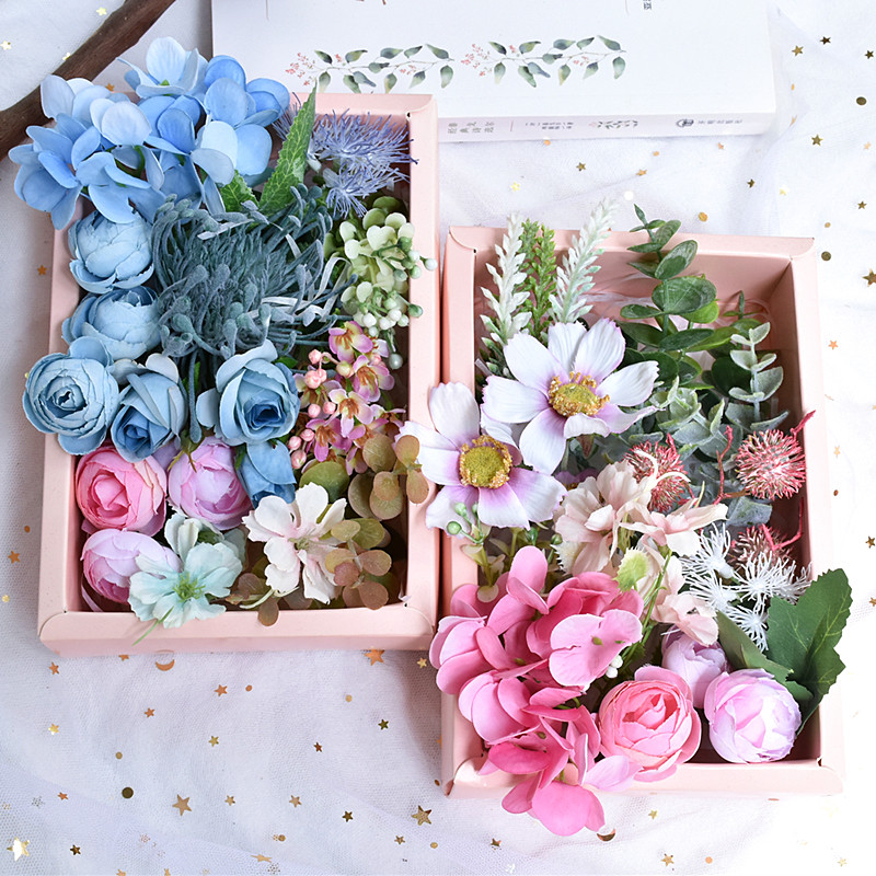 Forest bride ins simulation flowers DIY head flower fairy Super fairy Wedding headdress Wedding photography children photo