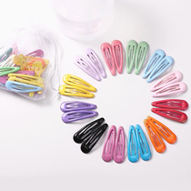10 ins Korean candy color bb clip color broken hairclip edge clip children Girl Adult cute head jewelry