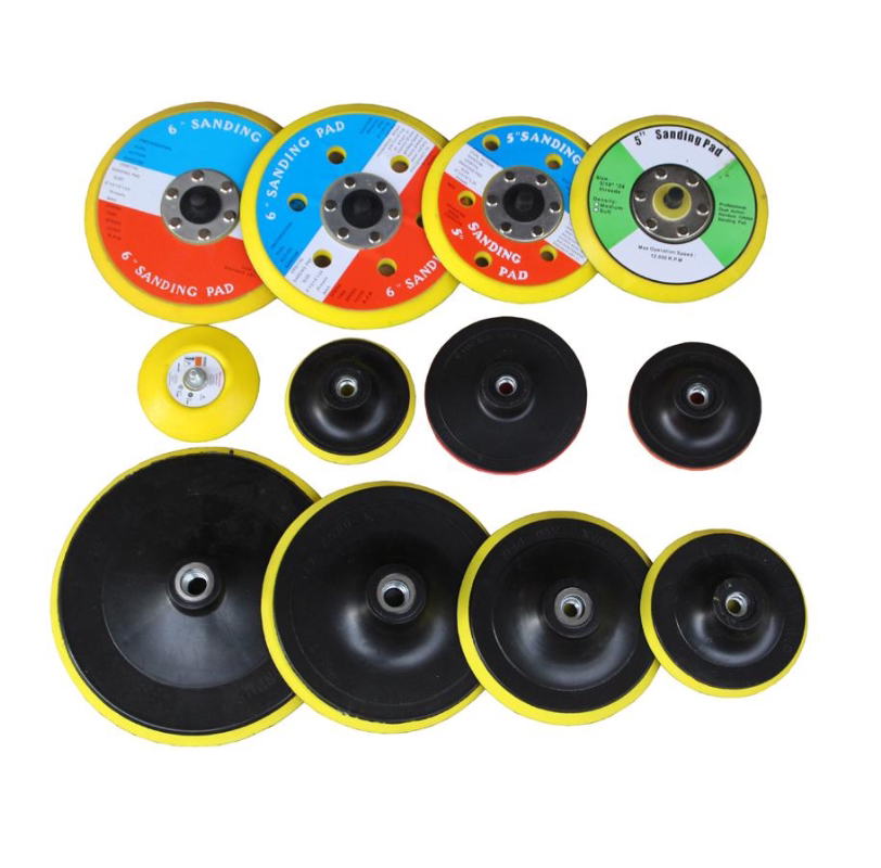 High speed electric-tray polished stick disc pneumatic polishing disc adhesive sand paper disc 80M-180MM