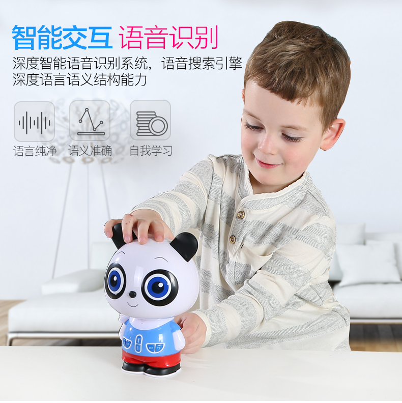 Chúc mừng Xiongbao thông minh giáo dục sớm robot sạc tải máy câu chuyện trẻ em thông minh trò chuyện âm nhạc đám mây búp bê em bé