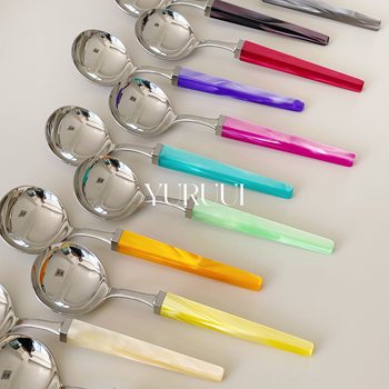 French capdeco stainless steel ramen spoon
