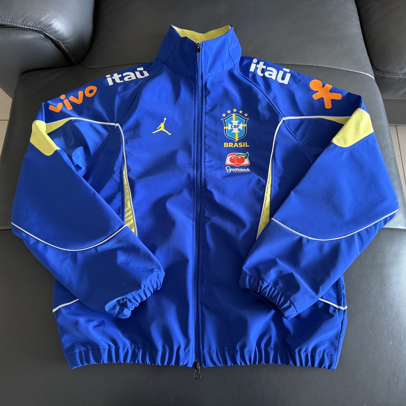 Nike Jordan Brazil National Team 26 World Cup Player Edition Pre-Match Casual Jacket
