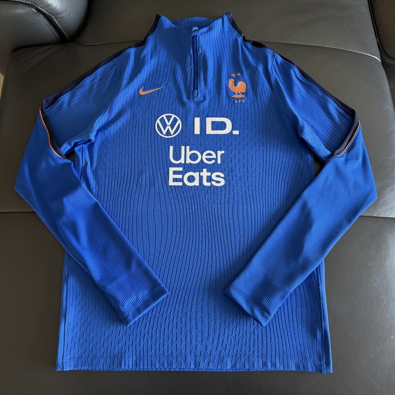Nike Dri-Fit Adv France National Team 26 World Cup Player Edition Training Half-Zip Nike Dri-Fit Adv France National Team 26 World Cup Player Edition Training Half-Zip
