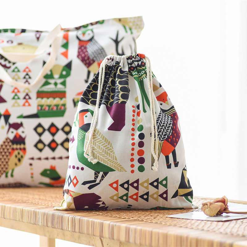 Kindergarten children's clothing change bag cartoon canvas bag bag bag bag bag bag