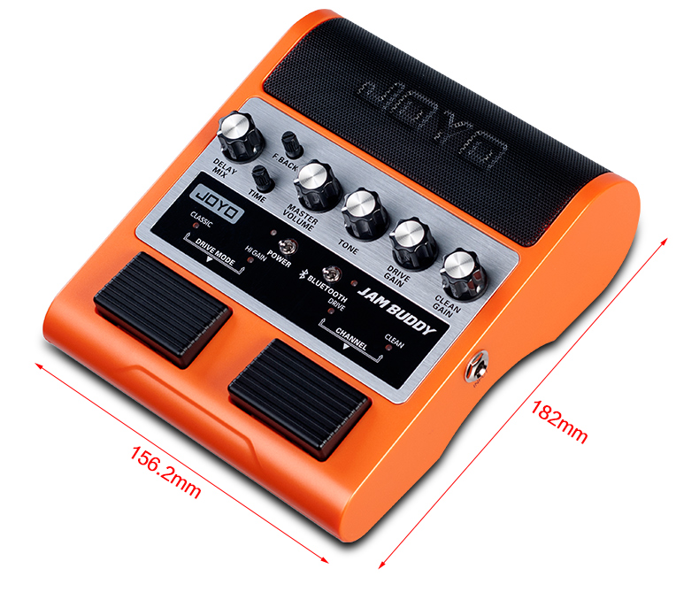JOYO Sạc di động Bluetooth Bàn đạp đôi kênh Mini Guitar điện Hiệu ứng loa JAM BUDDY - Loa loa loa pk3