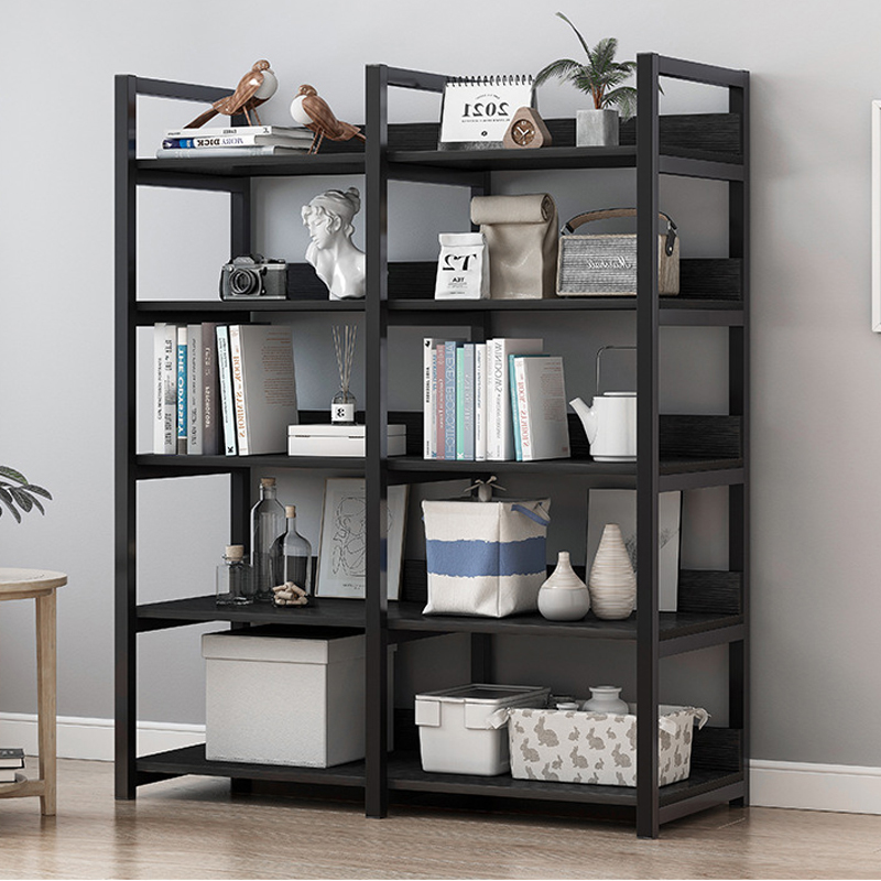 Net red bookshelves close by wall Painted Ben Shelf Small Iron Art Multilayer Living Room Debris Shelf Ground Ins Wind