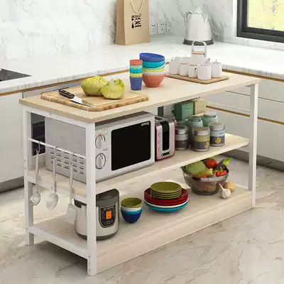 Net red shelf floor kitchen supplies Household Encyclopedia micro boiler bowls put dishes and cabinets pot storage shelf