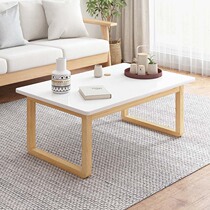 Net red room layout small table artificial board tea table table living room tea table home light luxury tea table floating window small coffee table