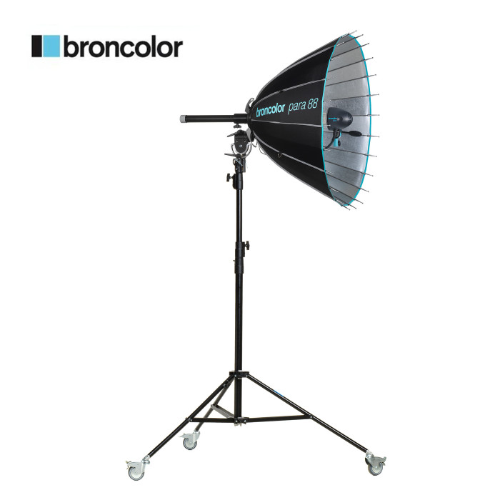 broncolor brown para 88p large reflector with built in focusing system