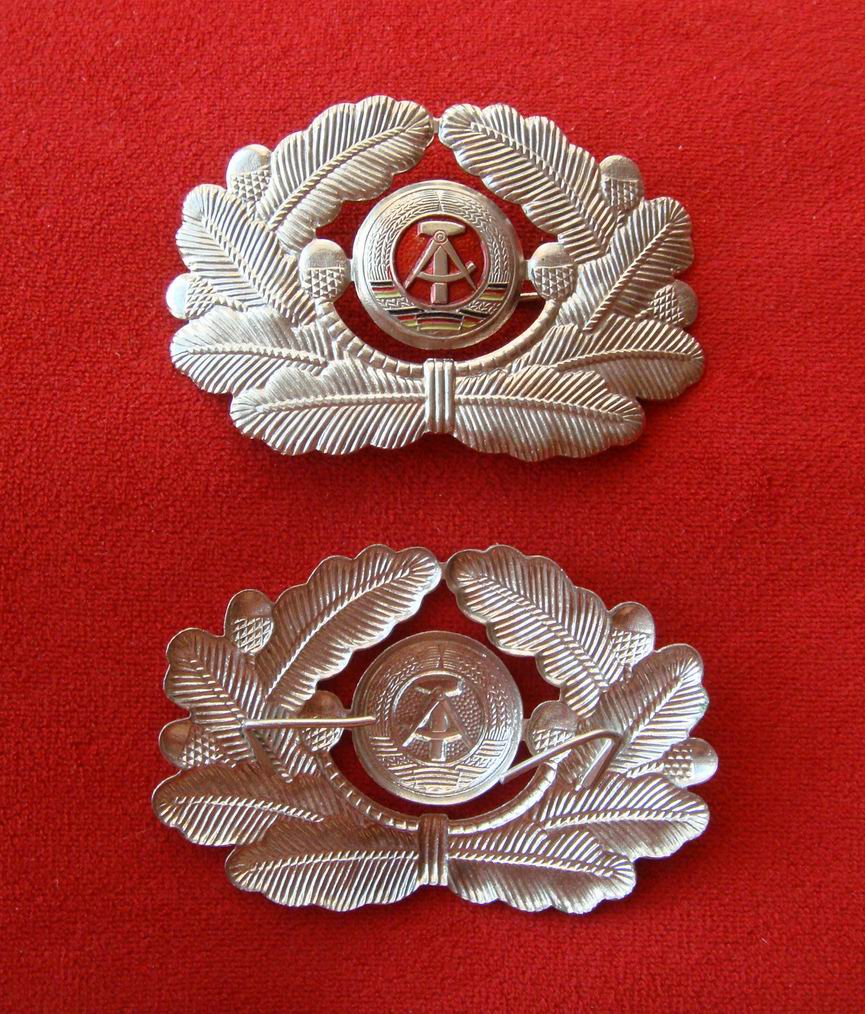 East German Democratic German German German Junts Grand Hat hat emblems