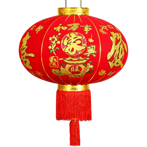 Dahong Lantern 2024 Новые балконные ворота праздничной поездки в новую годовую схему новогоднего фестиваля фестиваля фестиваля