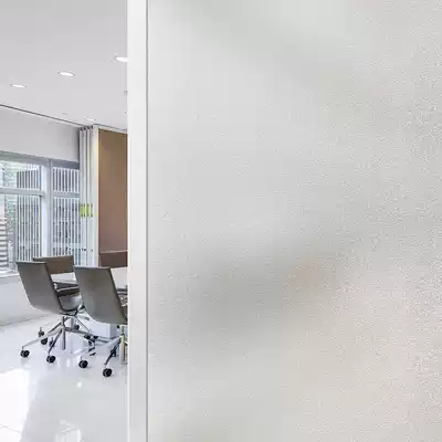 Glue-free electrostatic frosted glass stickers Translucent opaque Bathroom powder room toilet window stickers Household privacy