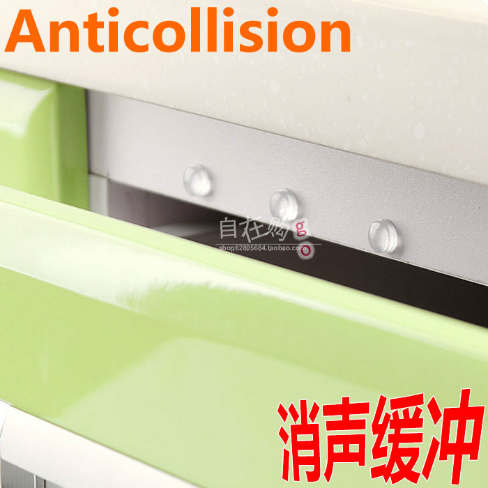 Cover 3M adhesive transparent silicone anti-rubber grain plastic cushion adhesive type silenced buffer damping granules Various cabinet doors anti-touch