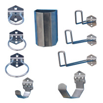 Cave plate square hole hanging plate frame metal adhesive hook round wire rod piece pen holder hardware tool adhesive hook