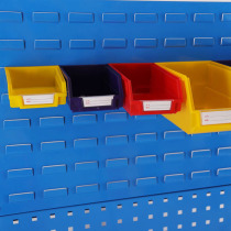 Parts box No. 4 tool cart material rack screw hardware adhesive hook metal hanging piece hole plate square hole hanging plate pendant