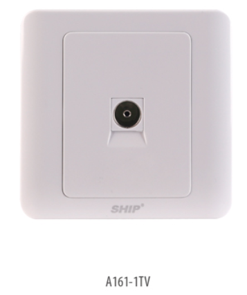 Original one boat single port cable TV panel with 1TV module A161-1TV