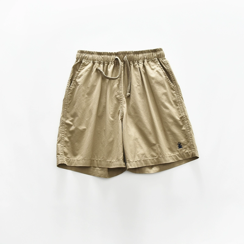 PA31 hè mới cha mẹ-con trai và bé gái thun eo nhiều màu cotton giản dị quần short qa87 SS quần short jean nữ ống rộng