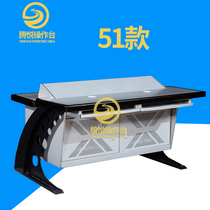 Security monitoring console curved leg monitoring station rainbow leg console dispatching station command center console