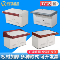 Monitoring console assembly monitoring dual platform table single-link monitoring station dispatching desk triple monitoring room console