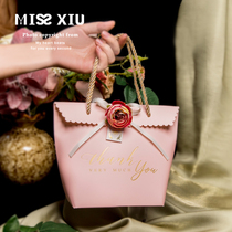MISSXIU wedding love magic] wedding candy empty box with hand gift gift box empty box