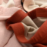 Бандаж пупочный, удерживающие тепло кашемировые демисезонные штаны, высокая талия