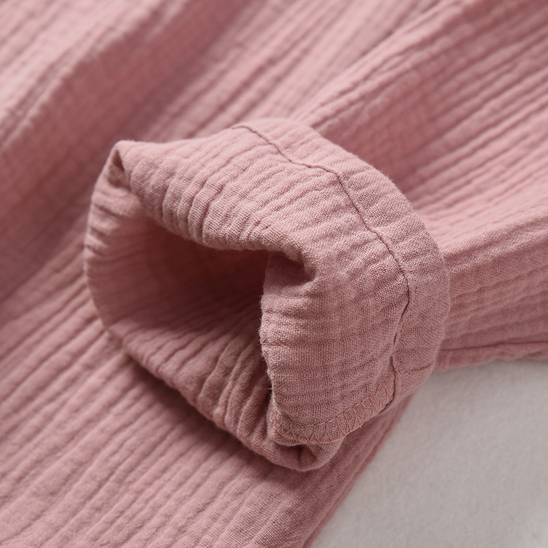 Cặp mẫu phục vụ đồ ngủ tại nhà đặt cotton giặt đôi crepe quần dài tay nam và nữ quần áo thu đông pijama nam