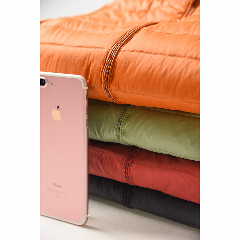Phụ nữ nhẹ nhàng đứng xuống vest 90 nhung trắng vịt xuống Nhẹ ấm với vải lót Mô hình mùa thu đông mẫu áo khoác nữ đẹp 2020