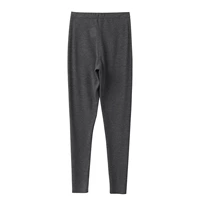 80621 темно -серая плоская талия