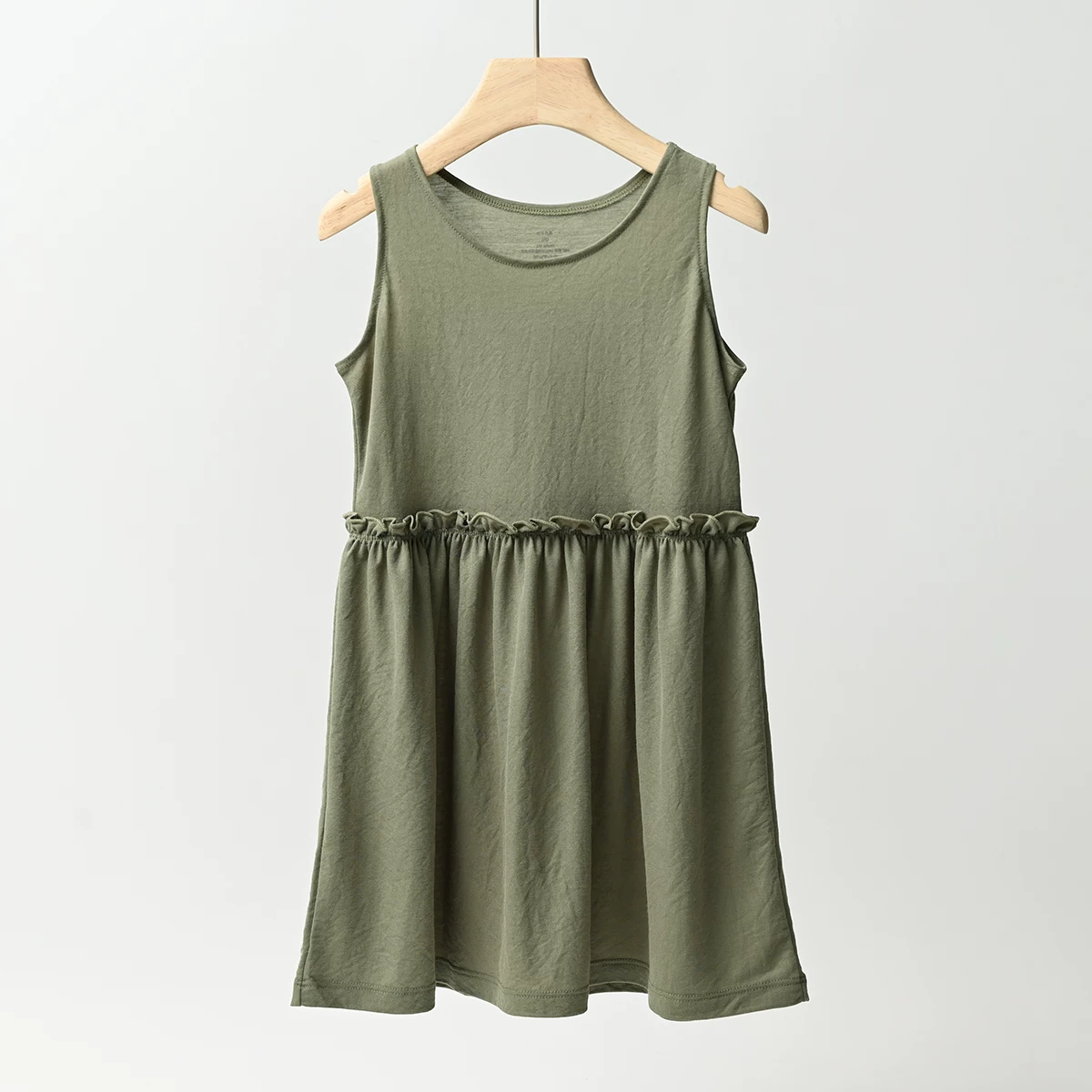 Children's thin sleevless dress sleevless
