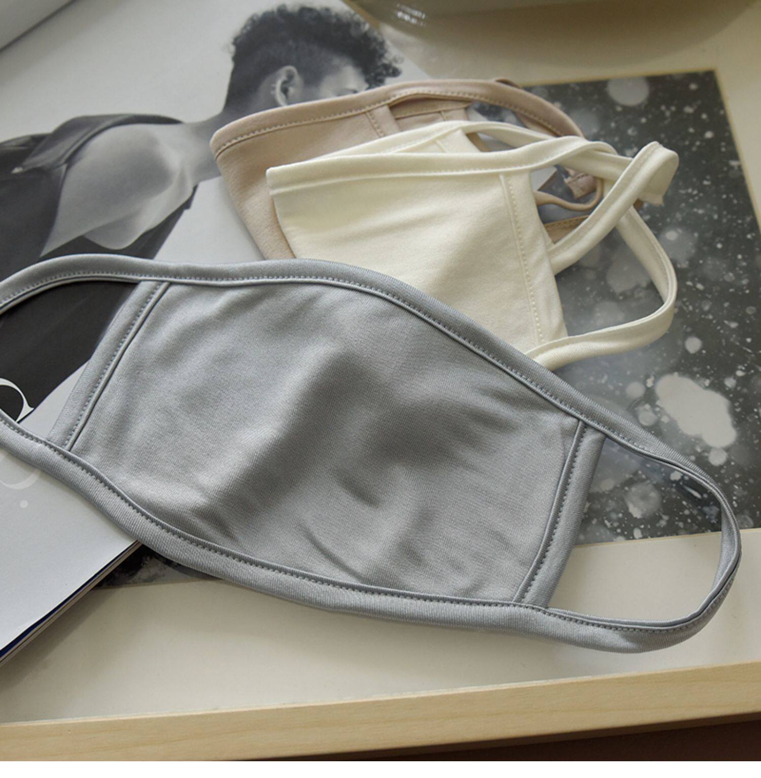 Марлевая повязка от пыли 透气不闷 不粘腻 四层桑蚕丝口罩 防尘女士挂耳成人口罩