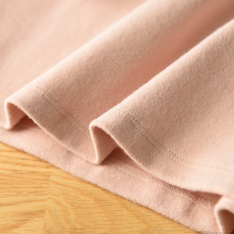 Áo thun cotton dày co giãn trẻ em cổ cao áo thun đáy quần ren bên bé trai mùa thu mới cửa hàng quần áo trẻ em