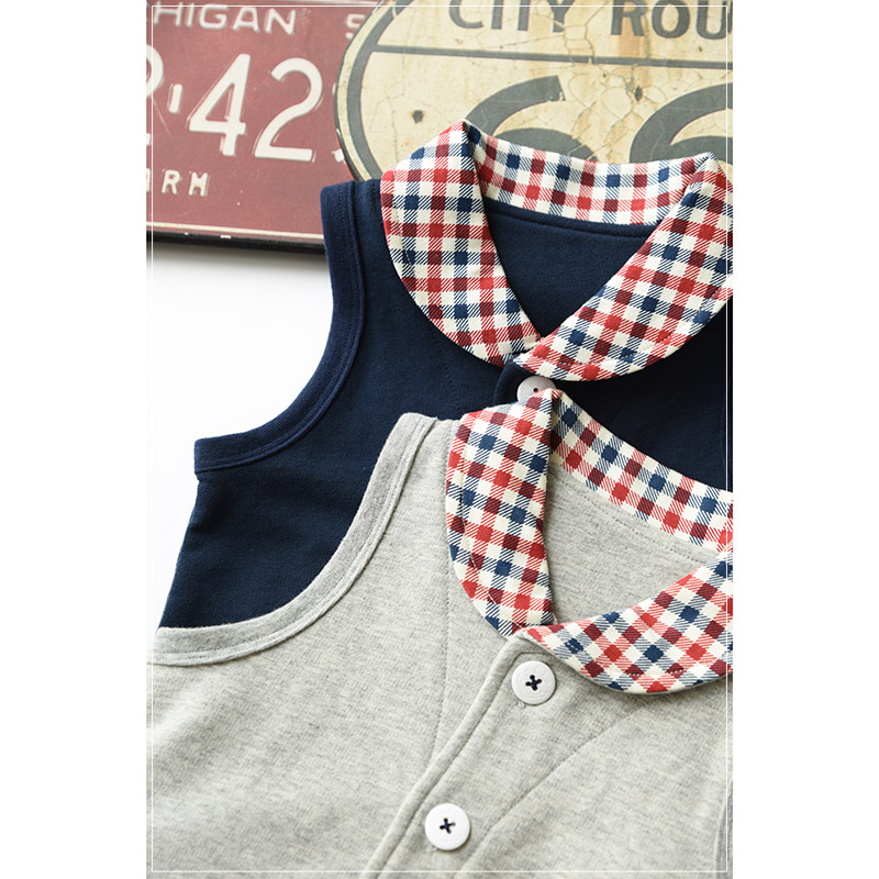 Buổi sáng và một đêm hoang dã bé gái terry vest cotton tốt chất lượng tốt cho trẻ em áo gile cho bé