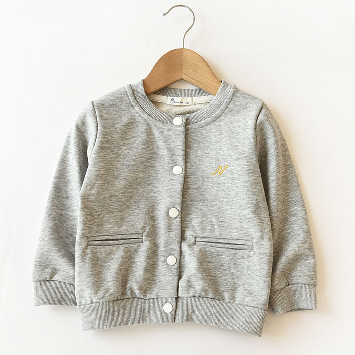 Áo len trẻ em cardigan Áo khoác cotton Terry Chàng trai và cô gái mặc mùa thu shop quần áo trẻ em