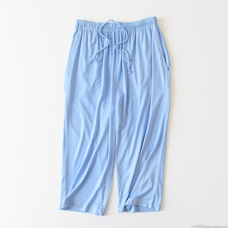 Quần nhà thoải mái, quần nữ, quần crop, quần pyjama, váy mùa hè mỏng quần áo unisex