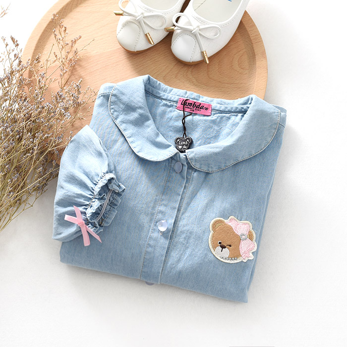 Chemise fille à manche longue - Ref 2088752 Image 8