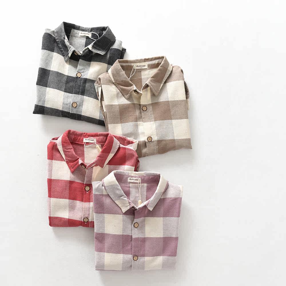 Chemise fille à manche longue en coton - Ref 2085323 Image 7