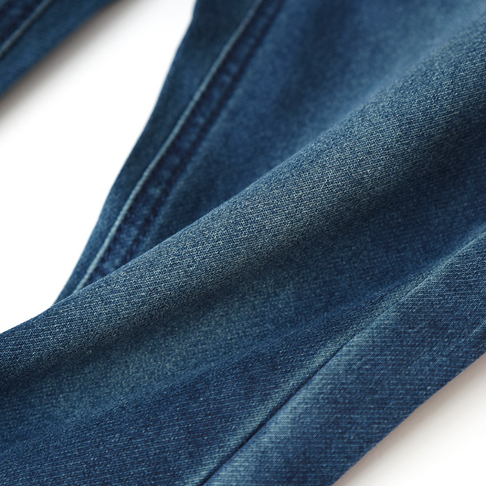 Cô gái dệt kim Jeans mềm mại và đàn hồi Quần trẻ em Quần hoang dã Chàng trai lớn mùa thu và mùa đông quần áo be gái 10 tuổi