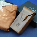 Итальянская кожаная кожаная кожаная кожа старая перони Берони Сигар Сигар Коробка Особое кожаное путешествие Персонализированная вечеринка портативная