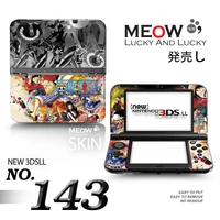 Nhãn dán máy giảm đau 3DSLL MỚI Phim màu dán 3DSLL cũ Mới và cũ ba nhỏ NEW3DS One Piece 143 - DS / 3DS kết hợp miếng dán 3d da nang