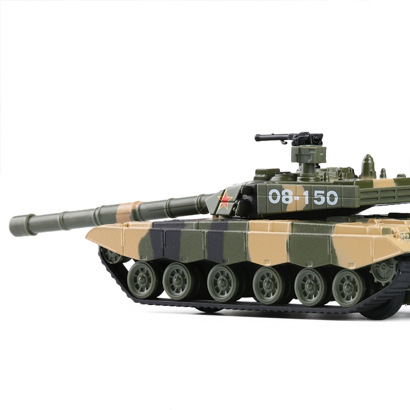 [Trở về] hợp kim xe tăng hợp kim T99 mô hình xe tăng bọc thép âm thanh và phiên bản nhẹ đồ chơi quân đội trẻ em - Chế độ tĩnh
