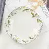 Hot Tangshan bone porcelain 7 inch deep plate fruit plate Champs Elysees 7 inch square soup plate Bone China Chinese square plate