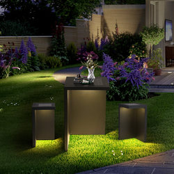 Outdoor waterproof lawn lamp terrace table and chair lamp modern minimalist courtyard villa outdoor landscape garden solar lamp