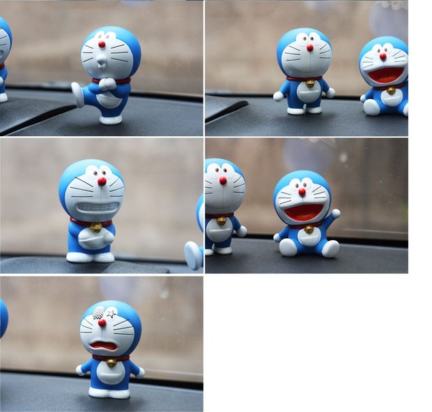 Doraemon xe trang trí búp bê sáng tạo phụ kiện xe hơi cung cấp mèo trang trí xe dễ thương phụ kiện xe hơi đồ chơi trang trí xe hơi