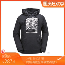 18 American VOLCOM men TEAM ART black board double board ski sports hoodie sweater warm fashion