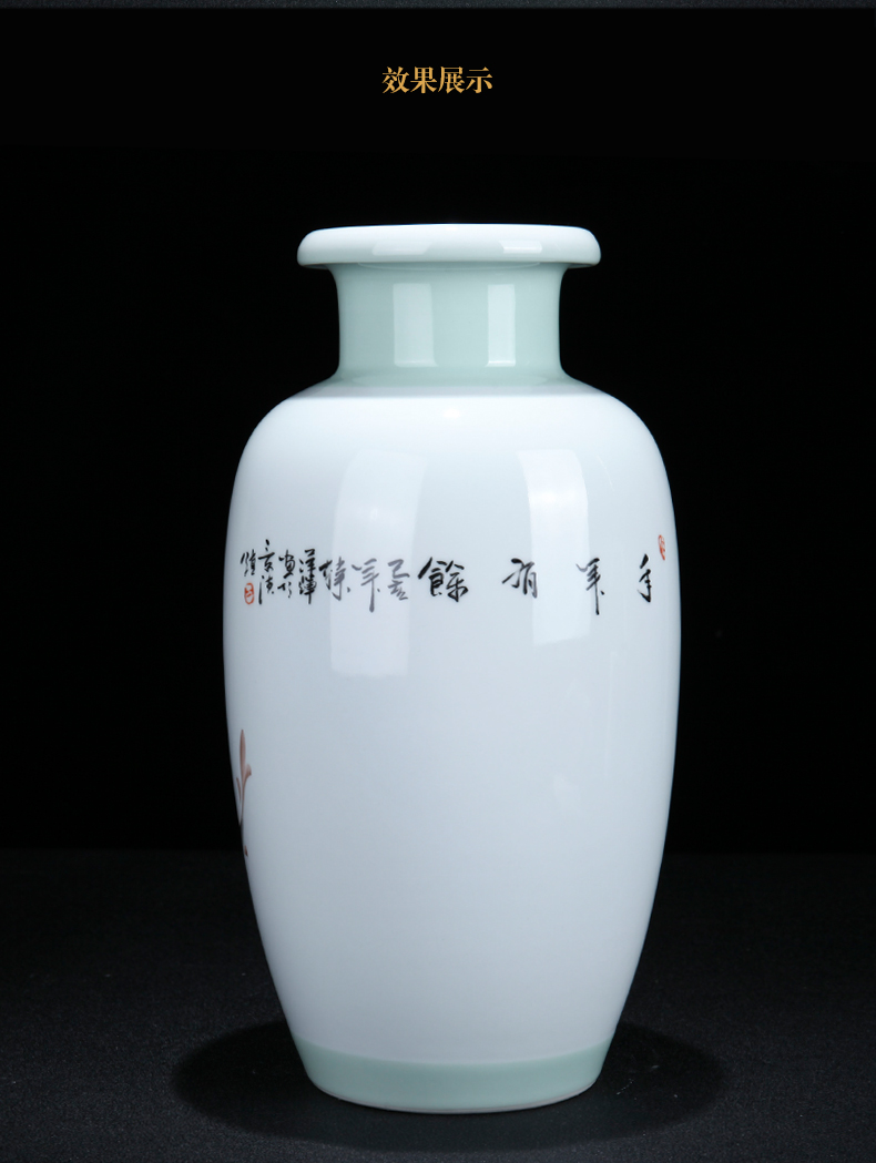 Jingdezhen ceramic I and contracted more than year after year flower arranging the sitting room porch porcelain vase household decorative furnishing articles