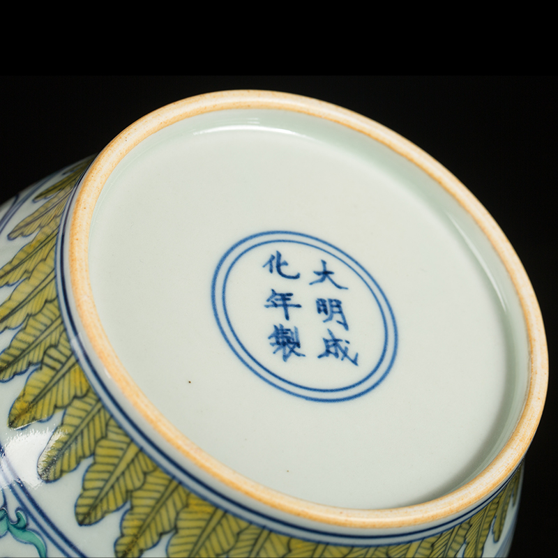Jingdezhen ceramic manually maintain archaize color bucket sweet tea pot and feng shui porcelain tea table decoration furnishing articles