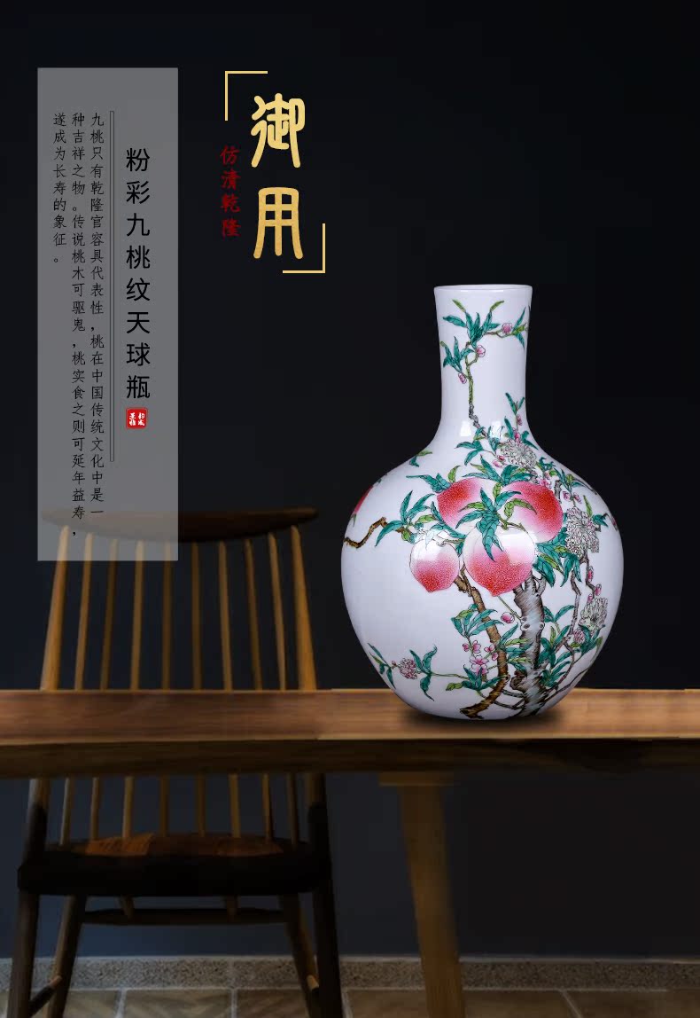 Jingdezhen ceramics archaize peach tree, a new Chinese arts and crafts decorative furnishing articles antique household act the role ofing is tasted
