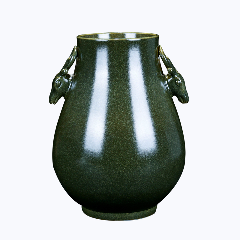 Jingdezhen ceramic I and contracted tea deer statute of vase decoration at the end of the porch place household porcelain gifts