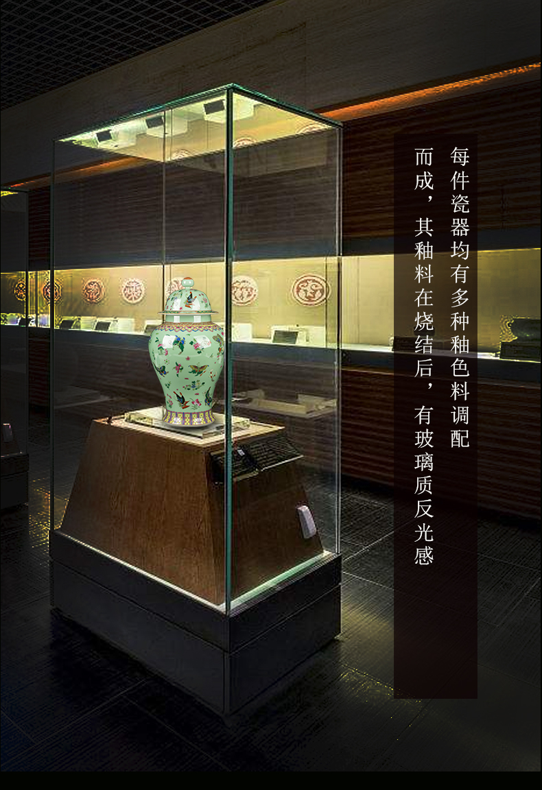 Jingdezhen ceramic retro classic butterfly general canned act the role ofing is tasted furnishing articles sitting room of the new Chinese style household porcelain