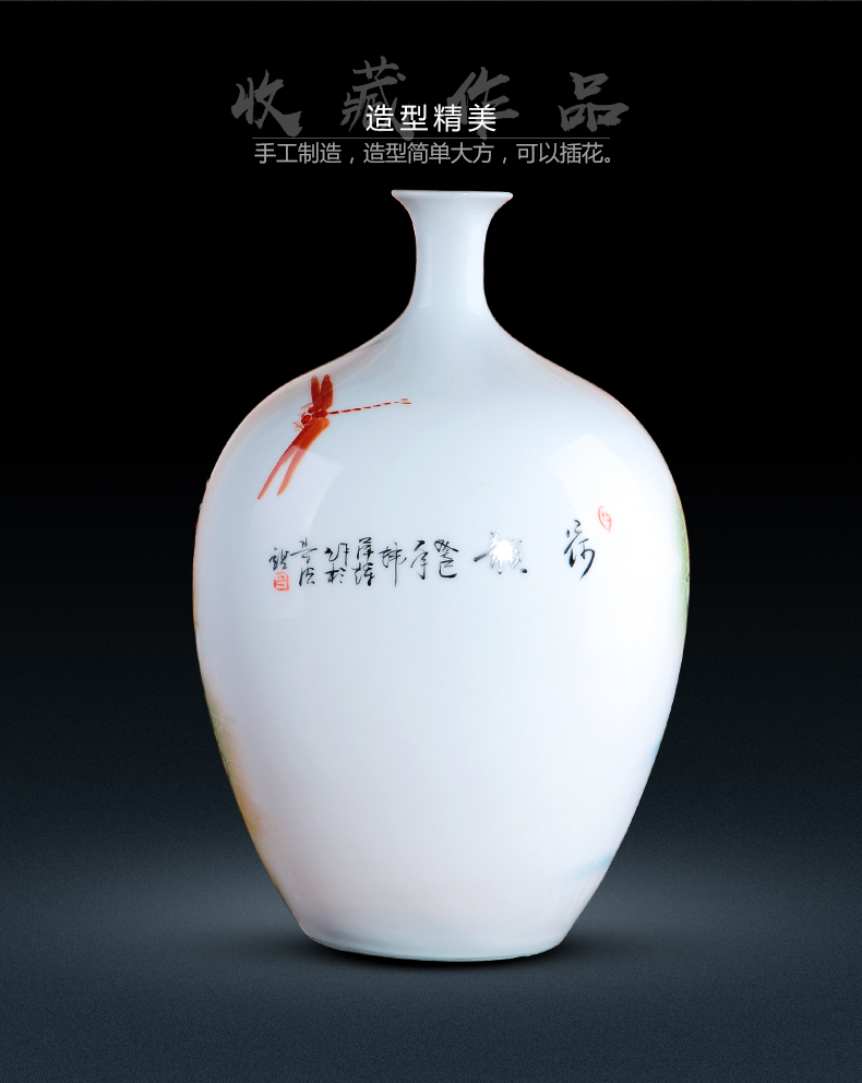 Jingdezhen ceramics furnishing articles household act the role ofing is tasted I and contracted famous masterpieces hand - made decorative vase in the living room